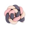 Protector de Cuna Trenzado My Sweet Baby - Beige y Rosa Pastel