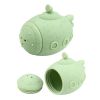 Juguetes de baño educativos de goma suave, 4 piezas