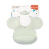 Babero de Silicona Ajustable Babyono Verde para Bebés - imagen 3