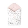 Arrullo Swaddle Bebé Velcro Algodón Circo Rosa 75 cm