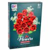 Bouquet de rosas decorativas de Lean Toys, perfecto para cualquier espacio.