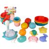 Set de Baño de Animales Marinos de Goma 17 Piezas