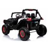 Jeep eléctrico infantil Lean Cars XMX603 124 cm blanco, vista lateral