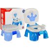 Orinal azul con corona para pequeños