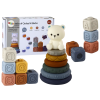 Set de bloques educativos Pyramid Teddy Bear