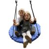 Columpio Nido de Cigueña para Niños Azul 80 cm