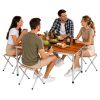 Set Mesa Camping Plegable 4 Taburetes con Maletín