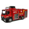 Huina camión bomberos RC 22 canales, detalle escalera y luces LED