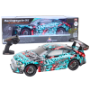 Coche Deportivo RC Grande 1:8 con Luces y Sonidos Graffiti