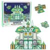 Bloques Magnéticos Espaciales Estación Espacial 4D 66pcs