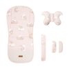 Set Deluxe Silla Paseo Muselina Oso Conejo Cojín