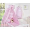 Dosel para Cuna My Sweet Baby - Canopy con Corazones Rosa