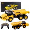 Camión Volquete RC Huina 1553 Amarillo 1:16