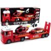 Set de Bomberos Infantil con Camión y Helicóptero