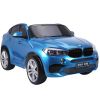 BMW X6M Vehículo Eléctrico Azul para Niños