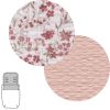 Saco Capazo + Colchoneta Linen Rosa 35x80x6 Cm - Cambrass - imagen 2