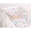 Protectores de Cuna My Sweet Baby: Bumper Universal Beige Zorros - imagen 2