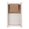 Minicuna Tijera Madera Senda Beige/bco 55x87x74 Cm - Cambrass - imagen 3
