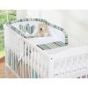 Protector de Cuna My Sweet Baby Universal Hearts Brown Strips - imagen 2