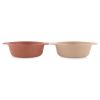 Trixie PLA Bowl 2-Pack Rose - Set de Platos para Bebé - imagen 2