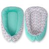 Baby Nest Double-sided Premium Cocoon For Infants Bobono Minky- Rocking Horses