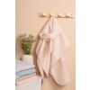 Poncho de baño Sensillo Waffle Rosa de algodón gofrado
