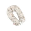Pregnancy Pillow- Longer, Removable Pillowcase - Peonies Beige