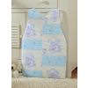 Cotton Sleeping Bag For Children, Size M, 6-12 Months, Tog 2.5, All-season, Blue Elephants