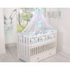 Protector de Cuna Knot Bumper XXL My Sweet Baby - Blanco, Gris y Menta