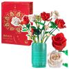 Rosas en un jarrón - Set de bloques de construcción 1022 piezas