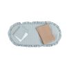 Pack textil capazo Cambrass vichy 100% algodón, vista de piezas coordinadas