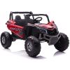 Buggy eléctrico infantil biplaza UTV-MX XMX613 rojo Spider LEAN CARS vista tres cuartos