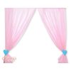 Cortinas Infantiles con Corazones Rosa y Turquesa My Sweet Baby