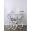 Moisés Wicker Hood Crib Jasmine My Sweet Baby - Blanco y Rosa - imagen 2