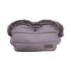 Guantes de invierno Kikkaboo Fur Melange Gris para padres - imagen 2
