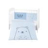 Juego de cama 2 piezas Kikkaboo Bear with me Azul 60/120
