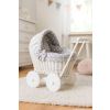 Carrito de muñecas de mimbre My Sweet Baby con ropa de cama - imagen 2
