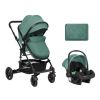Carrito de bebé 3en1 Kikkaboo Amaia Menta 2024