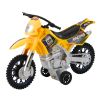 Moto Cross Off-Road Amarilla con Luces y Sonidos
