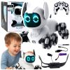 Robot TOOBY Lean Toys, detalle mando 2.4 GHz y pulsera de gestos