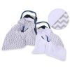 Manta de asiento de coche para bebés My Sweet Baby - Chevron Gris