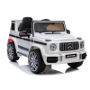 Coche Eléctrico Infantil Mercedes G63 Blanco Lean cars
