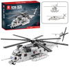 Helicóptero de Transporte CH-53 con Bloques de Construcción