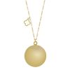 Llamador de Ángeles Proudmama Fine Gold/Brown - Joyas para Embarazadas