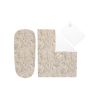 Juego de cama para capazo Kikkaboo 6 piezas Secret Garden Beige