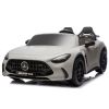 Coche de paseo Mercedes GT63 AMG DK-GT63 24V, Gris Claro