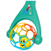 Empujador de bola flexible con sonajero turquesa