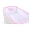 Protector de Cuna XXL My Sweet Baby - Corazones Rosa Cuadros
