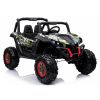 Jeep XMX603 Lean Cars camuflaje verde con mando remoto, vista frontal
