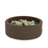 Piscina de Bolas My Sweet Baby con 300 Bolas Coloridas - Chocolate